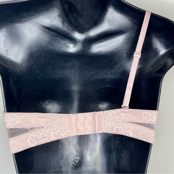 NWT MAIDENFORM 34B WEAR MULTI 5 WAYS UNDERWIRE NUDE SUPPORT PUSH UP CLEAVAGE BRA - Picture 7 of 16